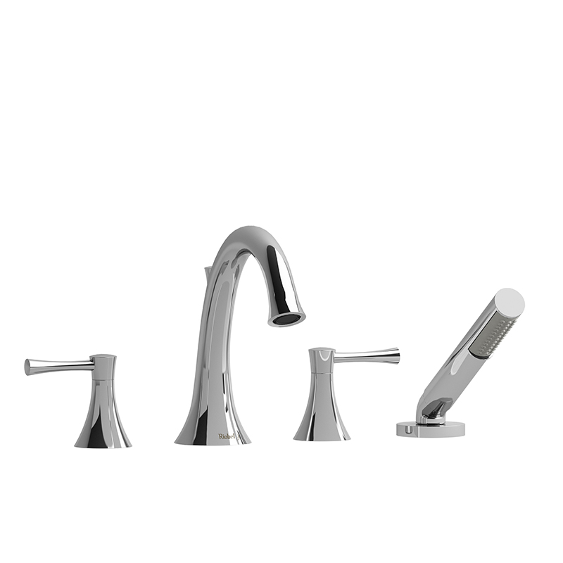EDGE - ED12L 4-PIECE DECK-MOUNT TUB FILLER WITH HAND SHOWER-related