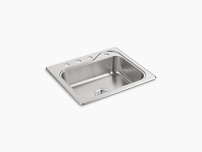 Southhaven®Top-Mount Single-Bowl Kitchen Sink, 25" x 22" x 6-1/2"-related