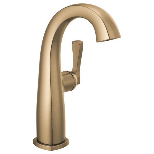 Single Handle Mid-Height Bathroom Faucet - Less Handle-product-view