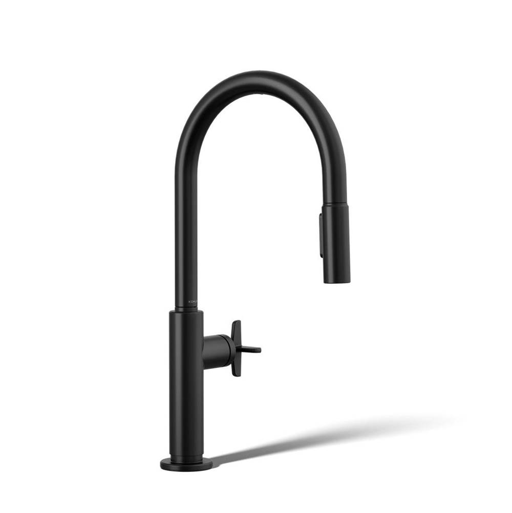 Billet™ Pull-down kitchen sink faucet with two-function sprayhead-related