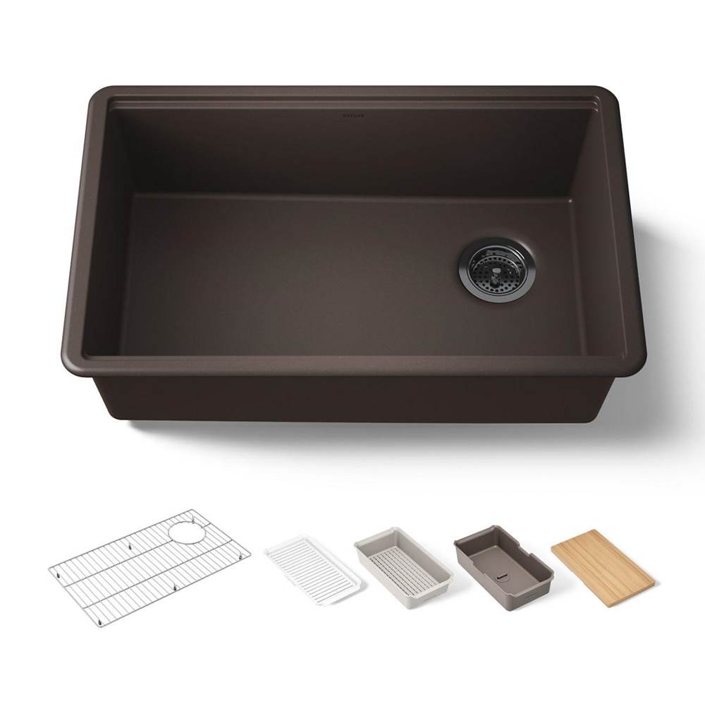 Billings® 29'' undermount single-bowl workstation kitchen sink-related