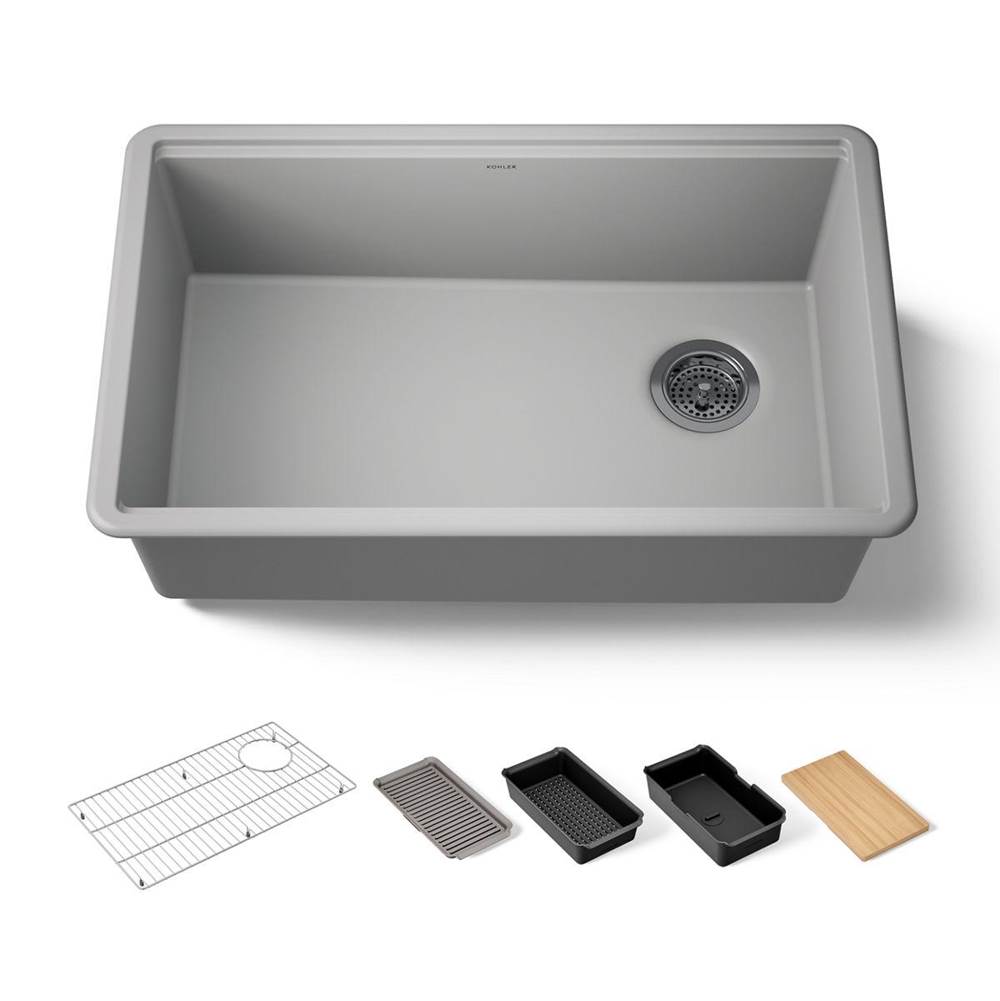 Billings® 29'' undermount single-bowl workstation kitchen sink-shop