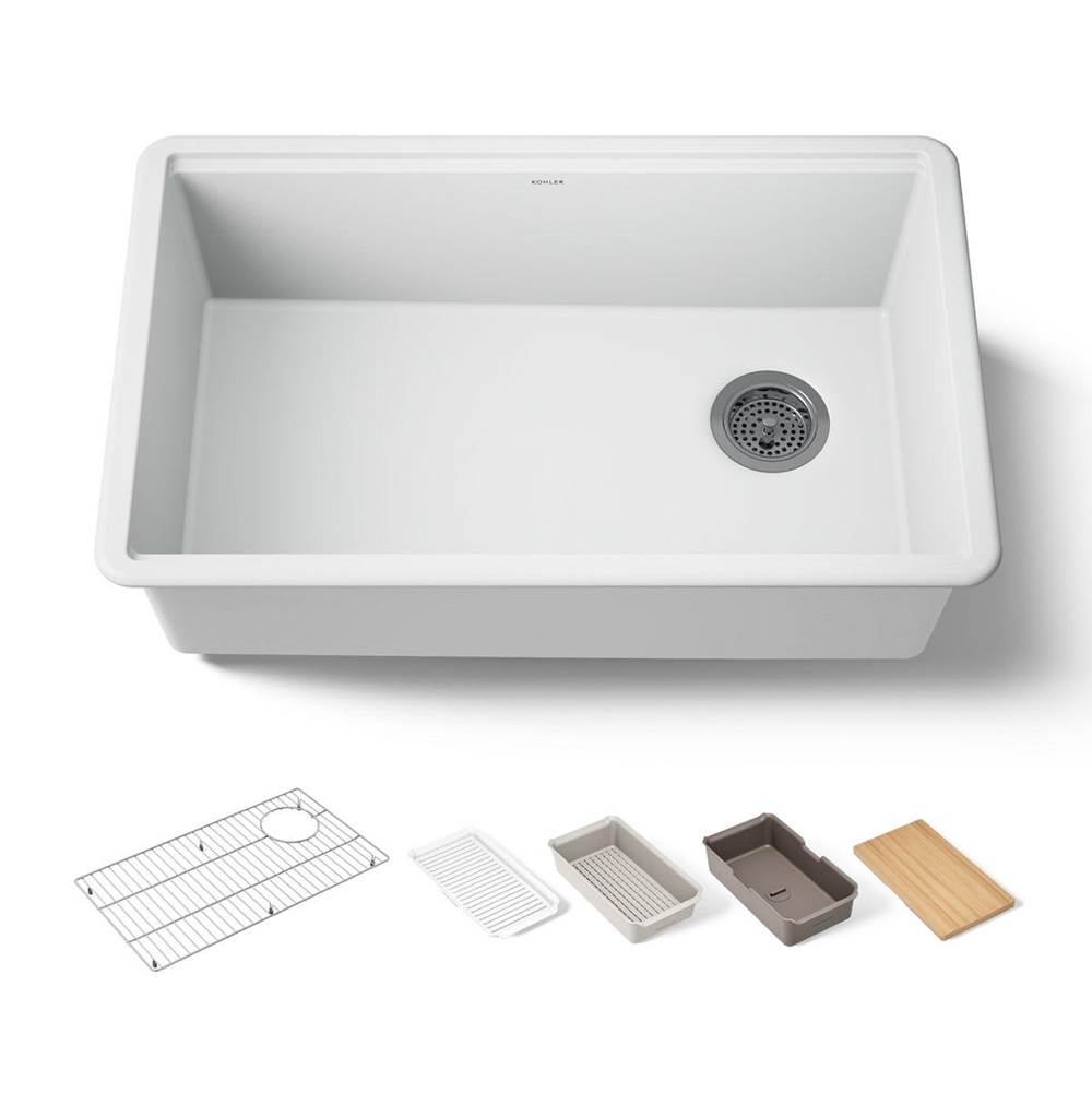 Billings® 29'' undermount single-bowl workstation kitchen sink-shop