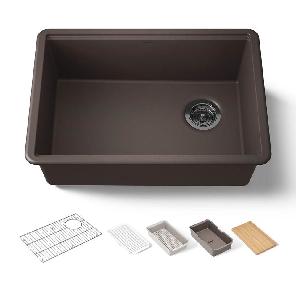 Billings® 27'' undermount single-bowl workstation kitchen sink-shop