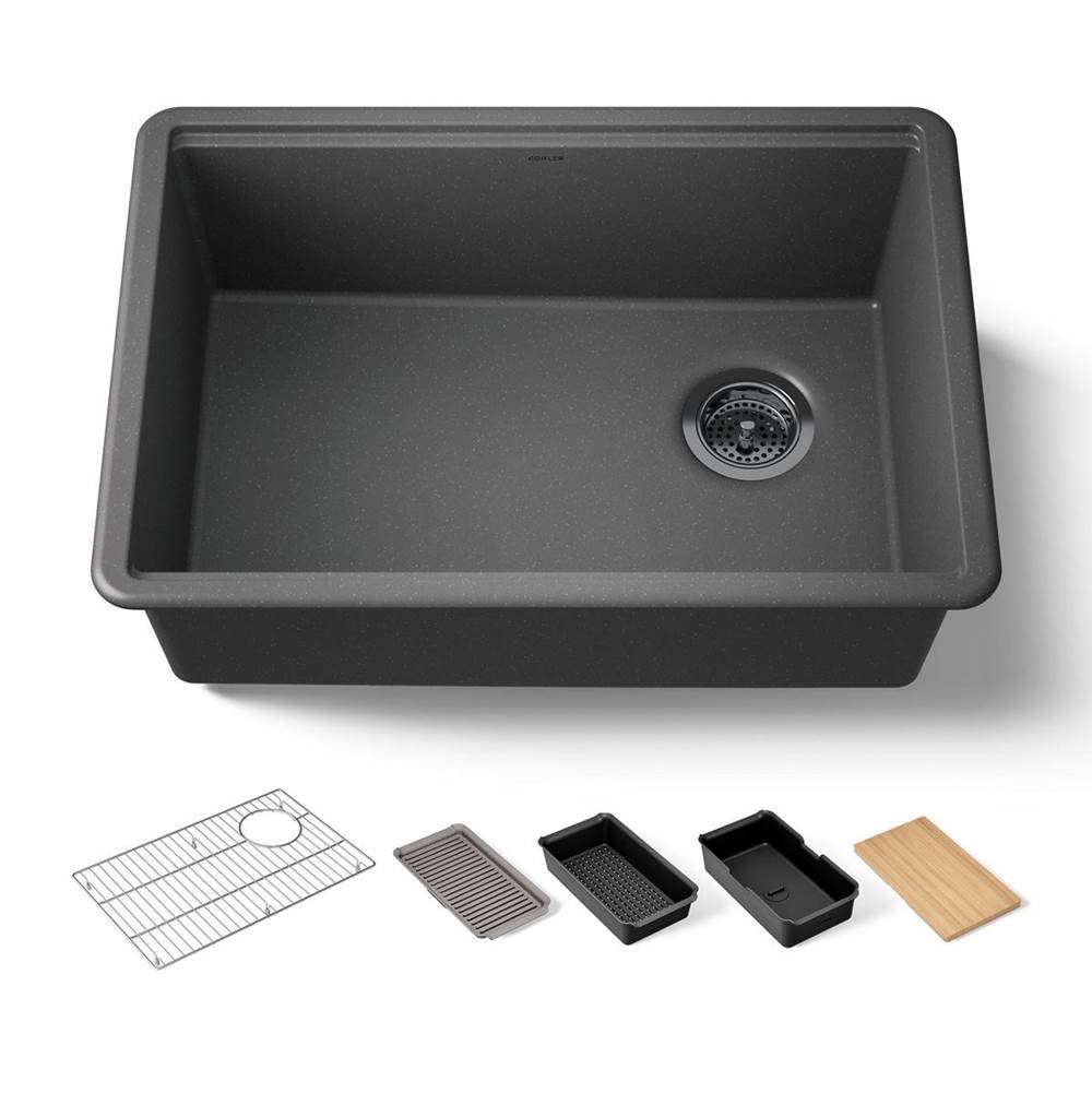 Billings® 27'' undermount single-bowl workstation kitchen sink-shop