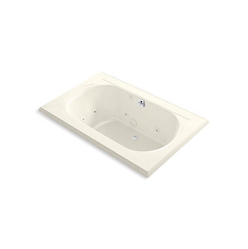 Memoirs® 66'' x 42'' whirlpool bath, drop-in with center rear drain-shop