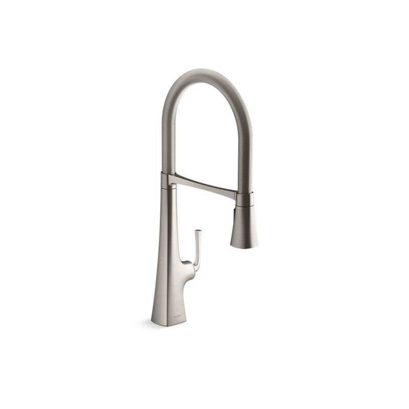 Graze® Semi-professional kitchen sink faucet with three-function sprayhead-shop