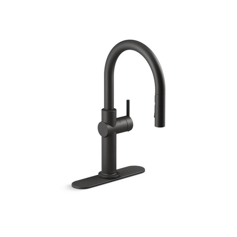 Crue® Touchless pull-down kitchen sink faucet with three-function sprayhead-shop