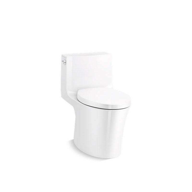 Veil® One-piece elongated toilet with skirted trapway, dual-flush-shop