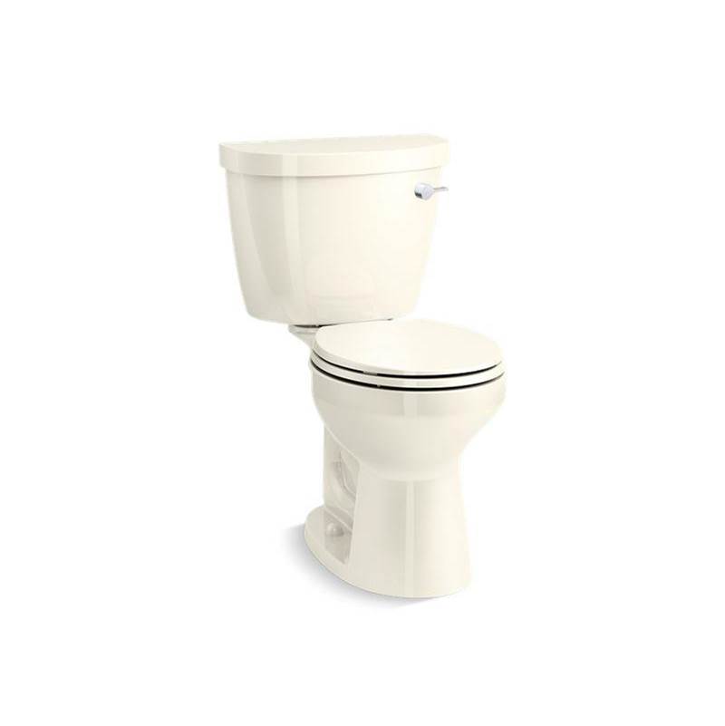 Cimarron® Two-piece round-front 1.28 gpf chair height toilet-related