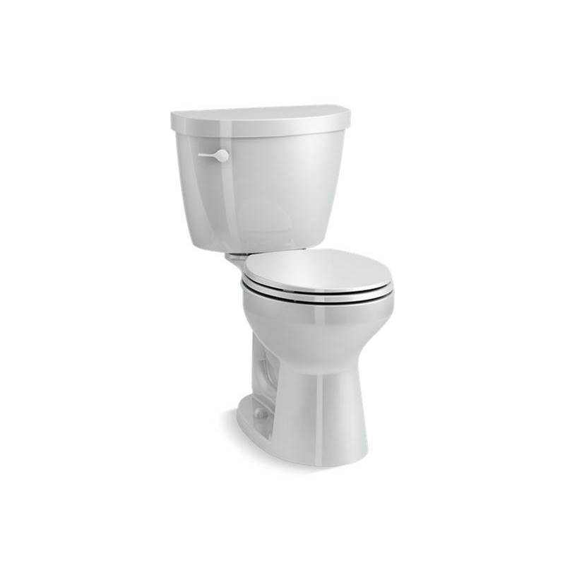 Cimarron® Two-piece round-front chair height 1.6 gpf chair-height toilet-related