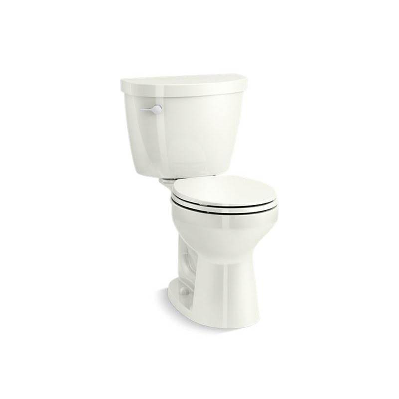 Cimarron® Two-piece round-front 1.28 gpf chair height toilet-shop