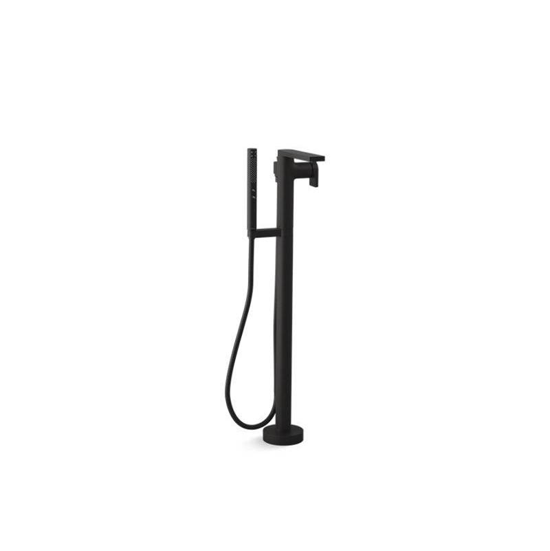 Composed® Floor-mount bath filler trim with handshower-shop