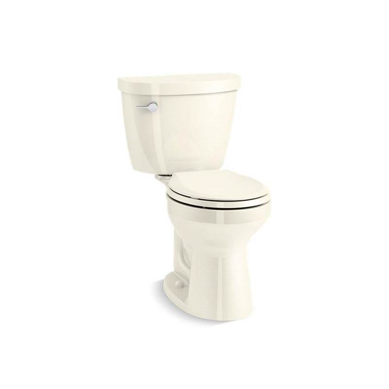 Cimarron® Two-piece round-front 1.28 gpf chair height toilet-related