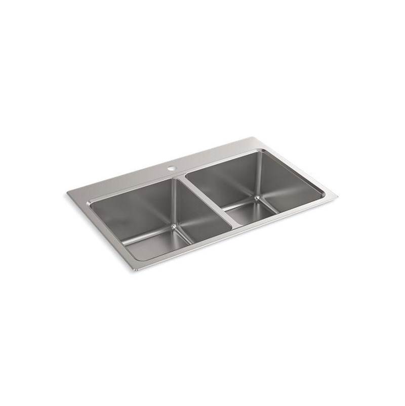 Prologue® 33'' x 22'' x 9'' top-mount/undermount double-equal kitchen sink-related