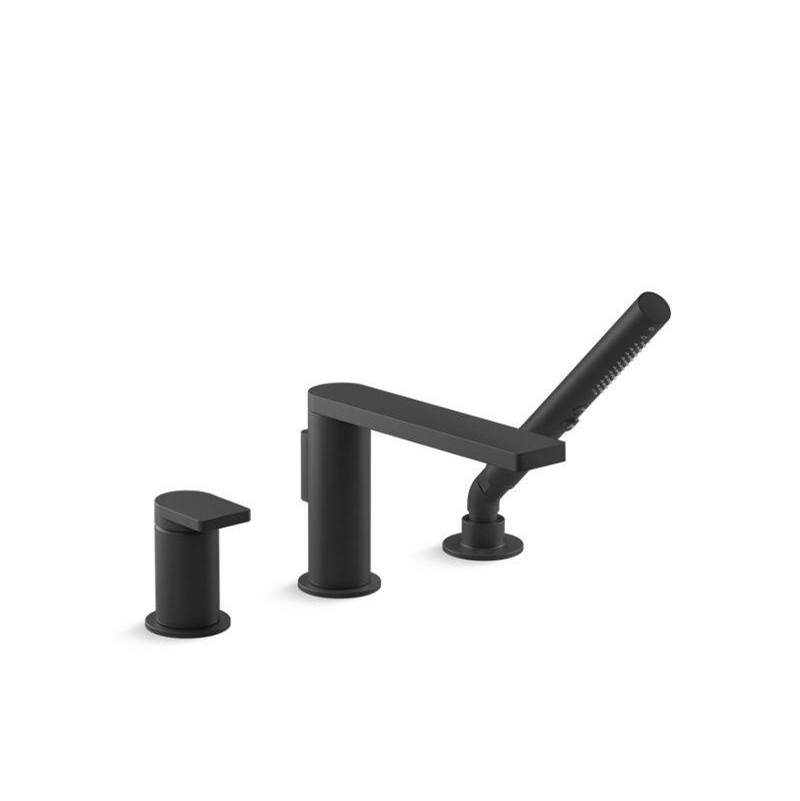 Composed® Deck-mount bath faucet with handshower-shop
