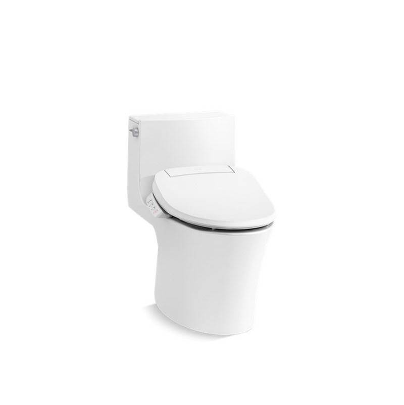 Veil® One-piece elongated dual-flush toilet with skirted trapway and concealed co-shop