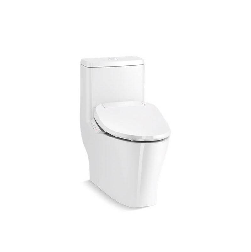 Reach® Curv One-piece compact elongated dual-flush toilet with skirted trapway an-shop