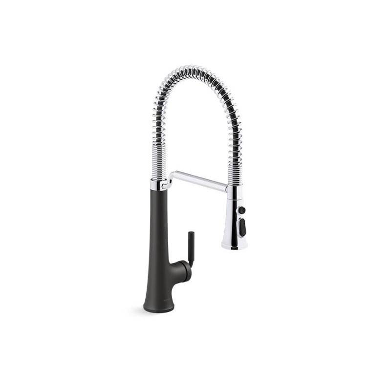 Tone® Semi-professional pull-down kitchen sink faucet with three-function sprayhe-related