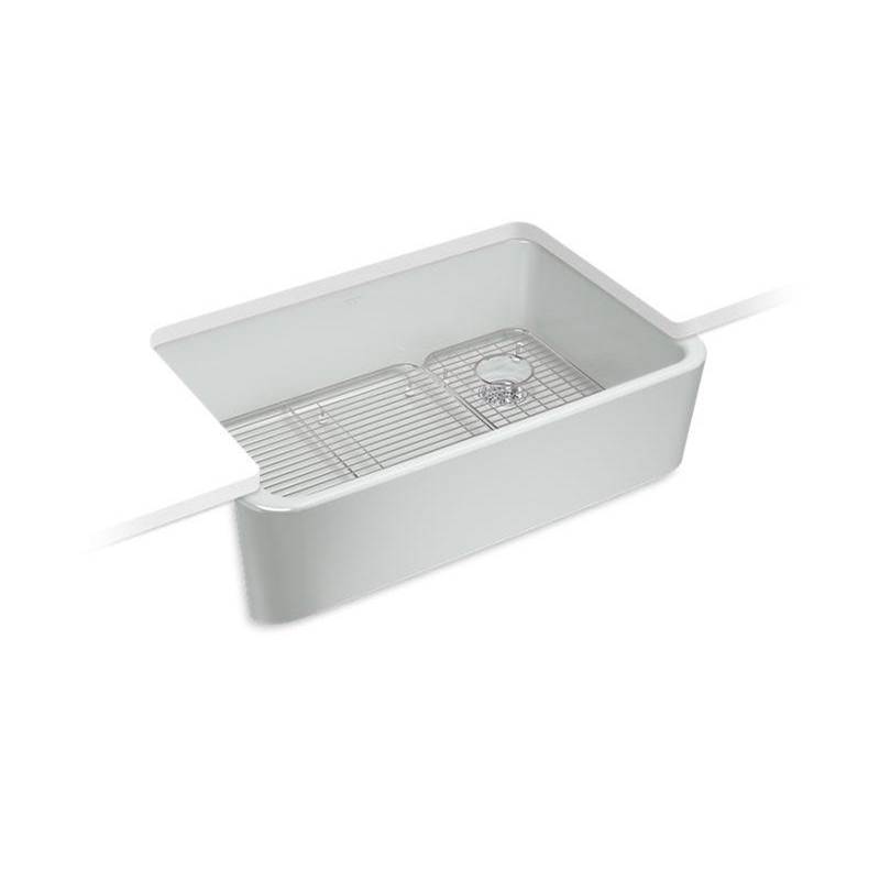 Ironridge® 34'' undermount single-bowl farmhouse kitchen sink-shop