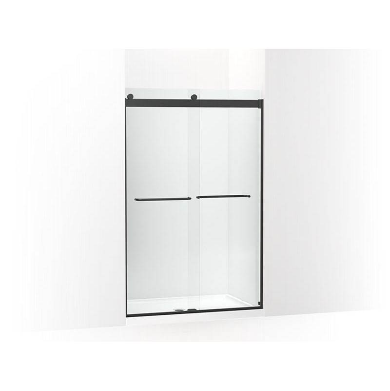 Levity® Sliding shower door, 74'' H x 44-5/8 - 47-5/8'' W, with 1/4'' thick Cryst-shop