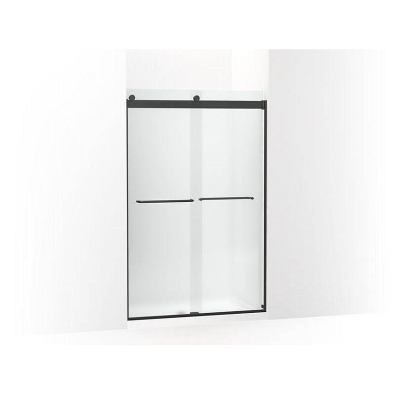 Levity® Sliding shower door, 74'' H x 44-5/8 - 47-5/8'' W, with 1/4'' thick Frost-shop