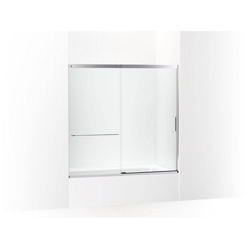 Elate™ Sliding bath door, 56-3/4'' H x 56-1/4 - 59-5/8'' W with heavy 5/16'' thic-shop