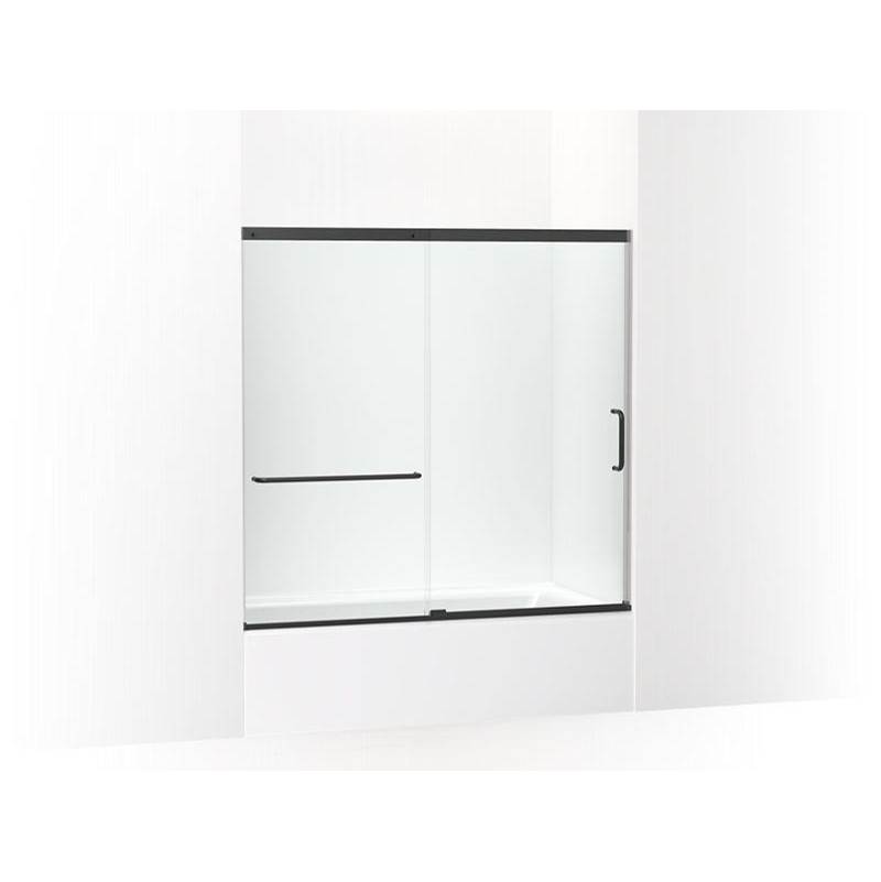 Elate™ 56-3/4'' H sliding bath door with 1/4'' - thick glass-related