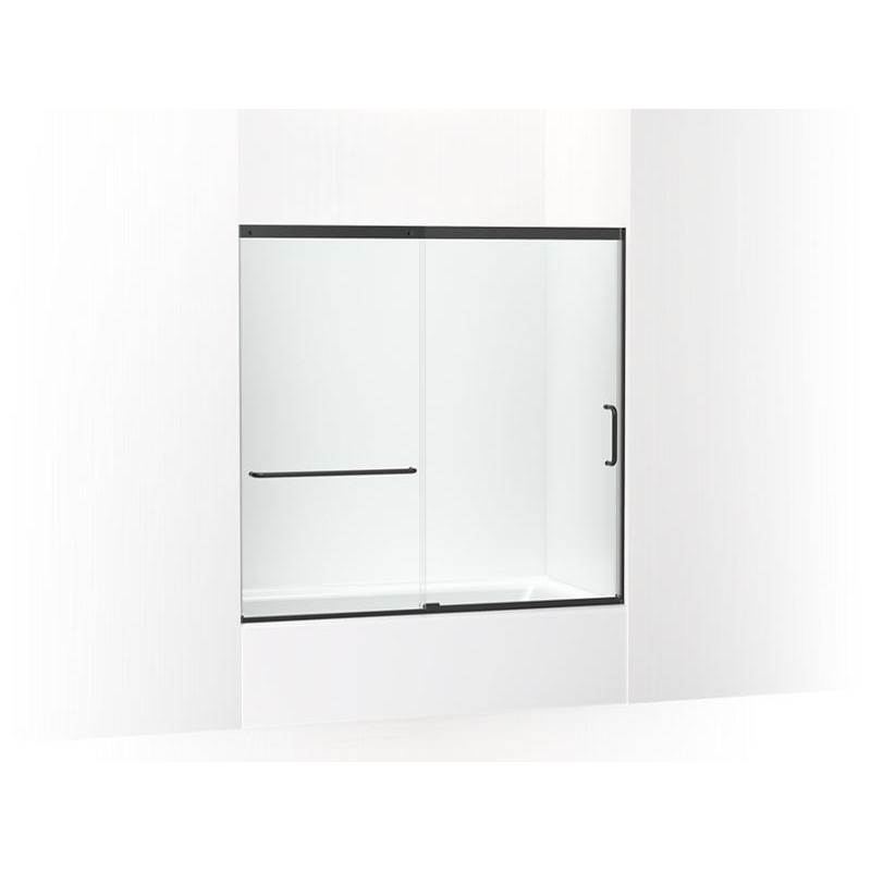 Elate™ Sliding bath door, 56-3/4'' H x 56-1/4 - 59-5/8'' W with heavy 5/16'' thic-shop