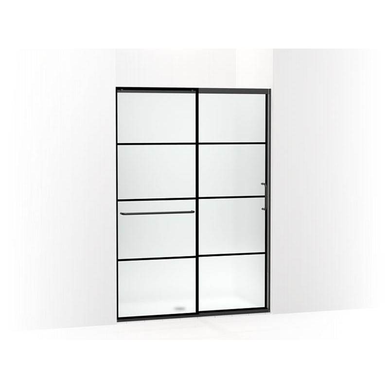 Elate™ Tall Sliding shower door, 75-1/2'' H x 50-1/4 - 53-5/8'' W, with heavy 5/1-shop