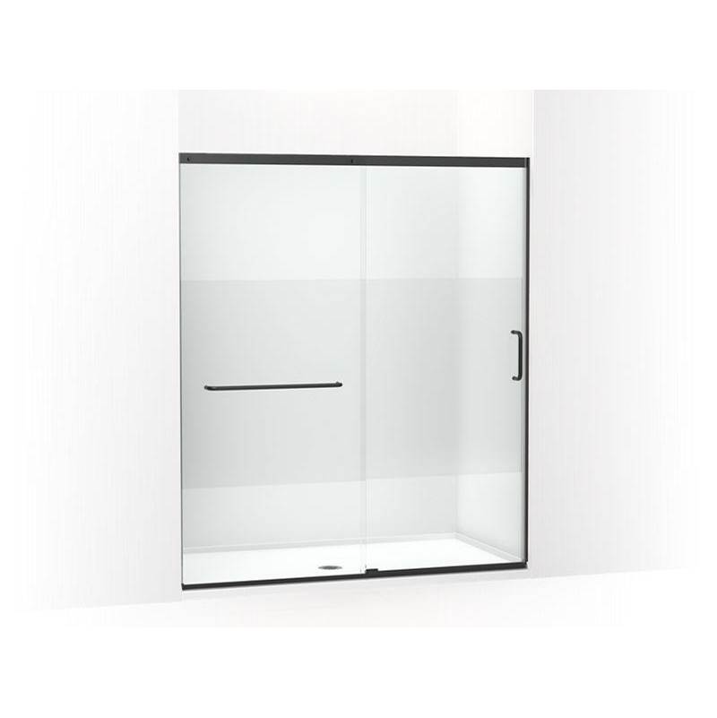 Elate™ Tall Sliding shower door, 75-1/2'' H x 62-1/4 - 65-5/8'' W with heavy 5/16-shop