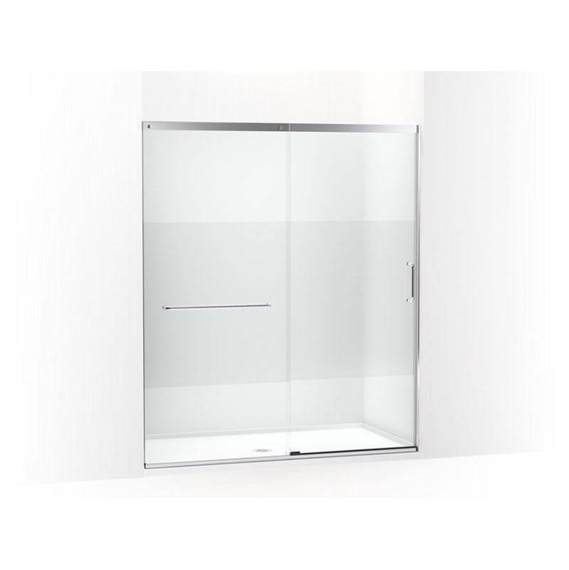 Elate™ Tall Sliding shower door, 75-1/2'' H x 62-1/4 - 65-5/8'' W with heavy 5/16-shop