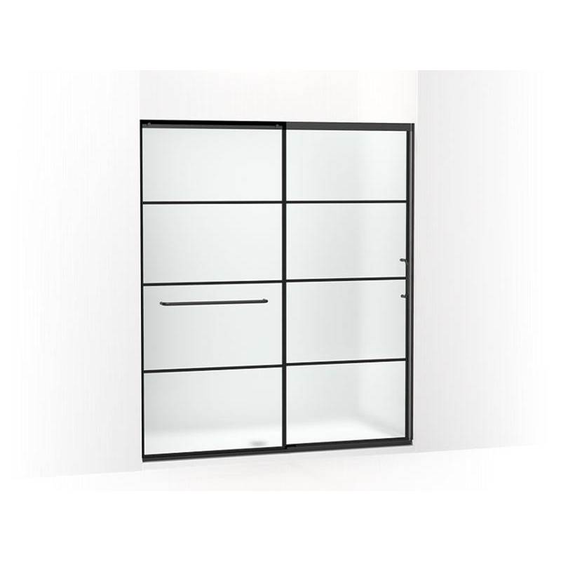Elate™ Tall Sliding shower door, 75-1/2'' H x 62-1/4 - 65-5/8'' W, with heavy 5/1-shop