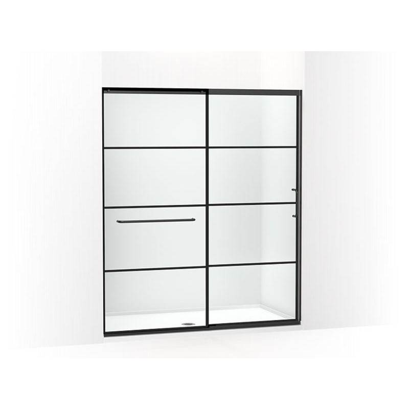 Elate™ Tall Sliding shower door, 75-1/2'' H x 62-1/4 - 65-5/8'' W, with heavy 5/1-shop