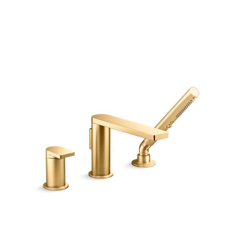 Composed® Deck-mount bath faucet with handshower-related