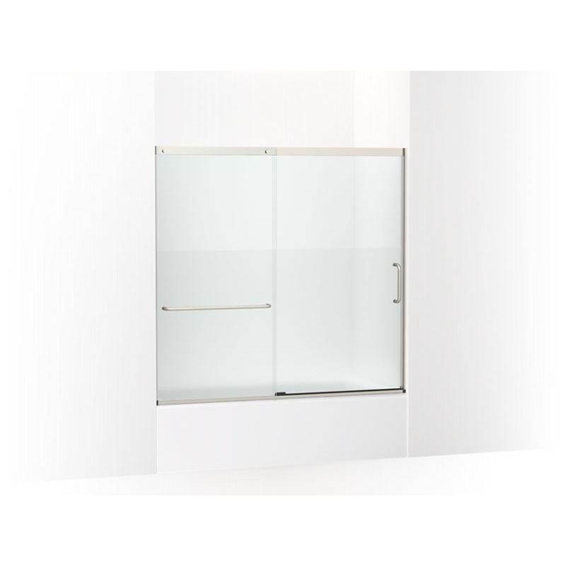 Elate™ Sliding bath door, 56-3/4'' H x 56-1/4 - 59-5/8'' W with heavy 5/16'' thic-shop