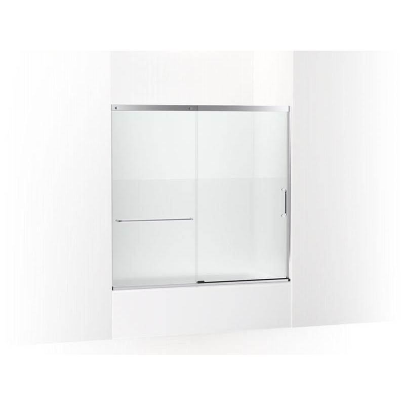 Elate™ Sliding bath door, 56-3/4'' H x 56-1/4 - 59-5/8'' W with heavy 5/16'' thic-shop