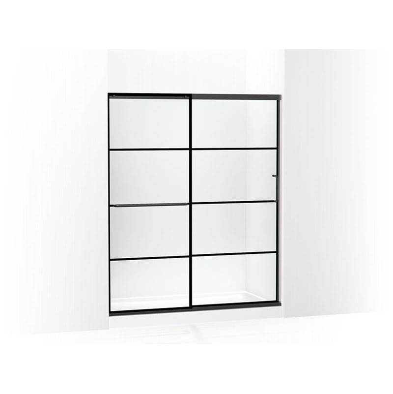 Elate™ Sliding shower door, 70-1/2'' H x 56-1/4 - 59-5/8'' W, with 1/4'' thick Cr-related
