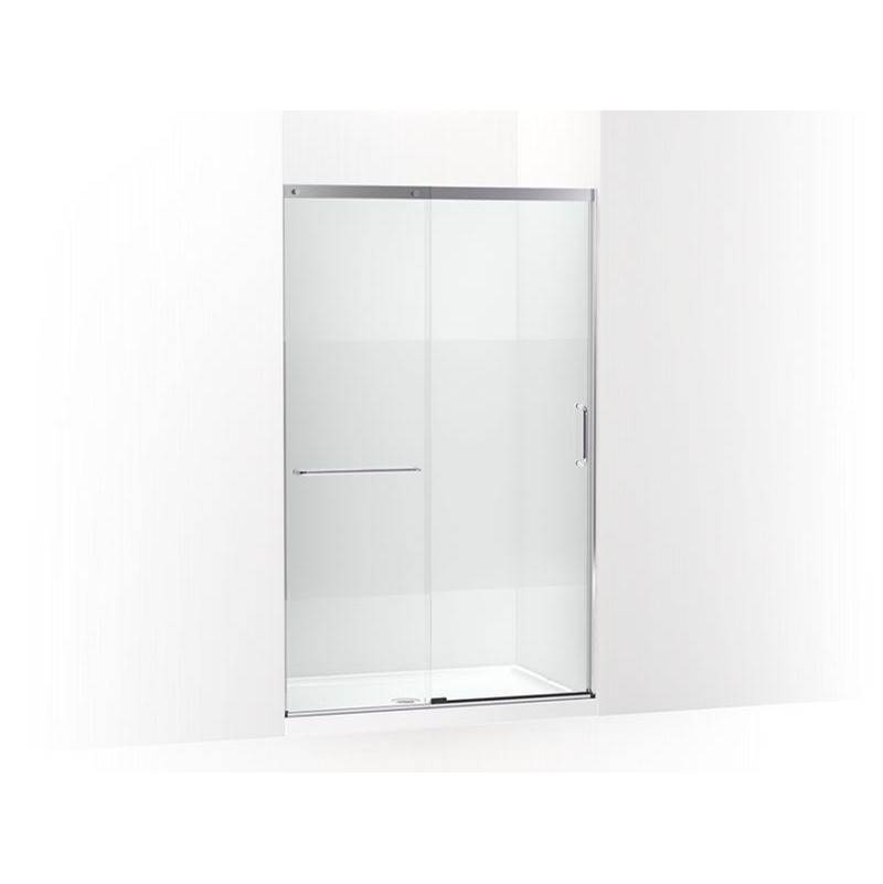 Elate™ Tall Sliding shower door, 75-1/2'' H x 44-1/4 - 47-5/8'' W, with heavy 5/1-related