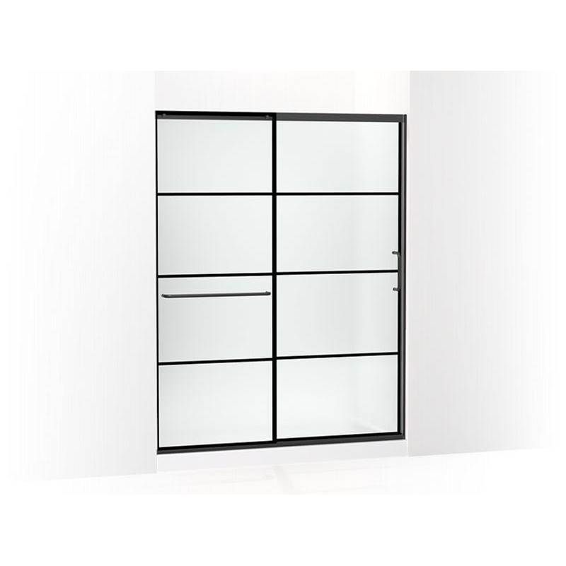 Elate™ Tall Sliding shower door, 75-1/2'' H x 56-1/4 - 59-5/8'' W, with heavy 5/1-related