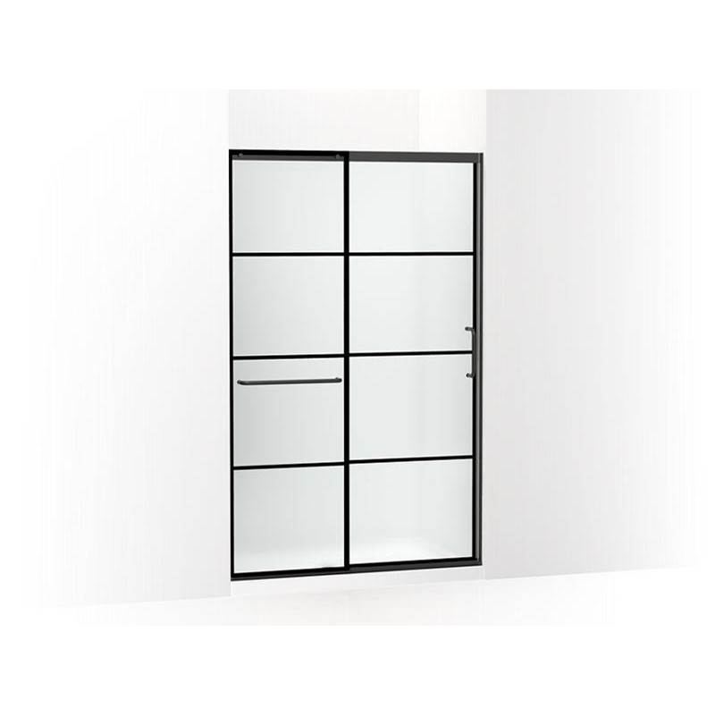 Elate™ Tall Sliding shower door, 75-1/2'' H x 44-1/4 - 47-5/8'' W, with heavy 5/1-shop