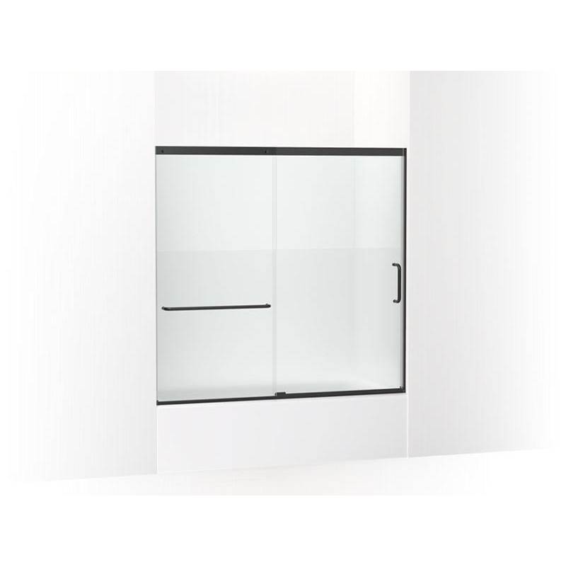 Elate™ Sliding bath door, 56-3/4'' H x 56-1/4 - 59-5/8'' W with heavy 5/16'' thic-shop