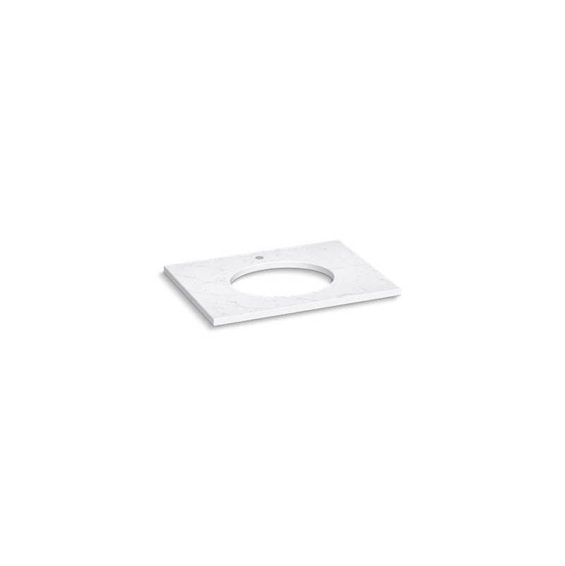 Silestone® 31'' quartz vanity top with oval cutout-shop