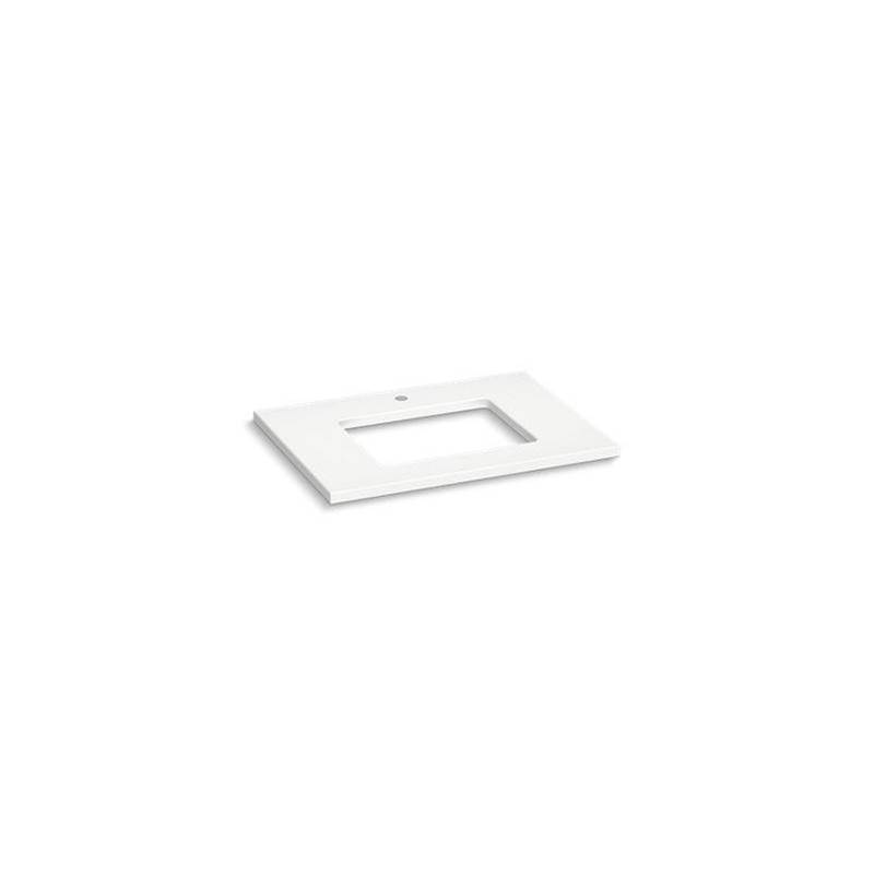 Silestone® 31'' quartz vanity top with rectangular cutout-related