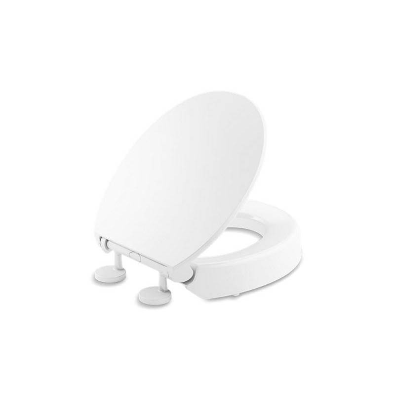 Hyten™ Elevated Quiet-Close™ round-front toilet seat-shop