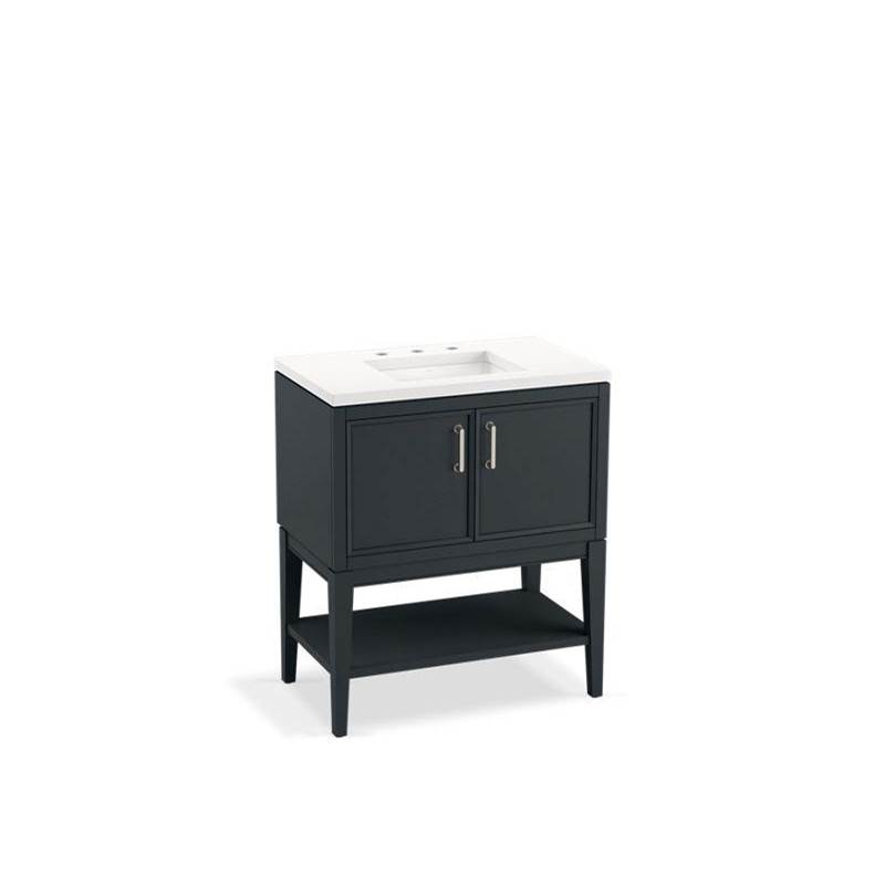 Winnow® 30'' bathroom vanity cabinet with sink and quartz top-related