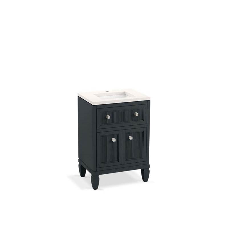 Hearthaven® 24'' bathroom vanity cabinet with sink and quartz top-related
