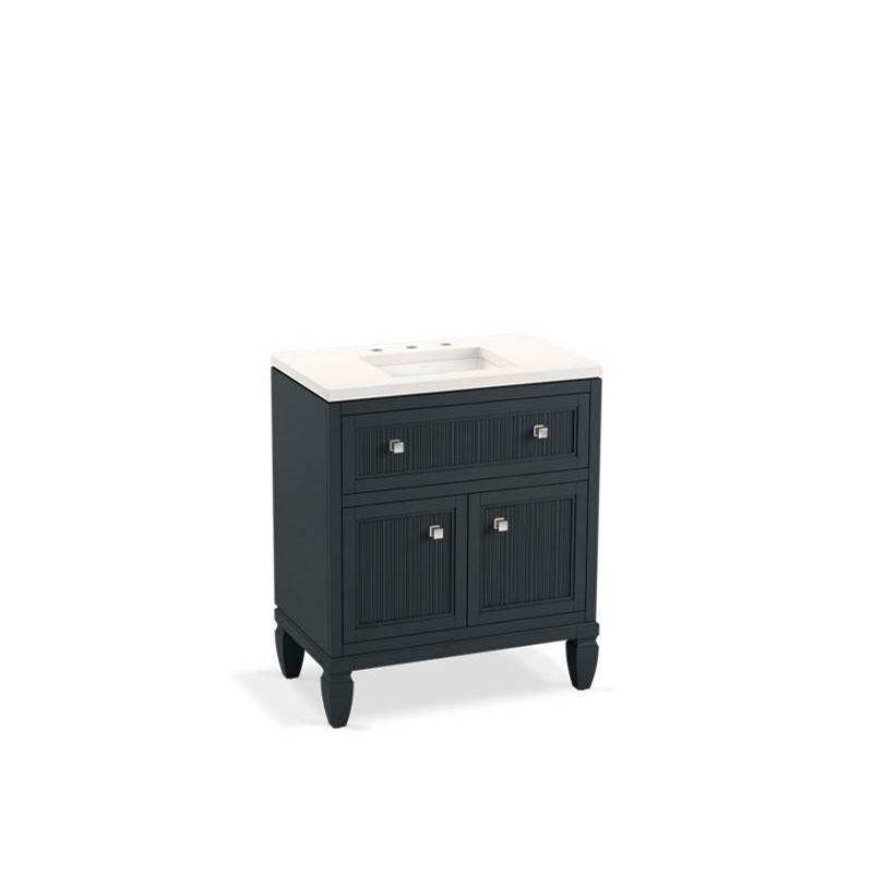 Hearthaven® 30'' bathroom vanity cabinet with sink and quartz top-related