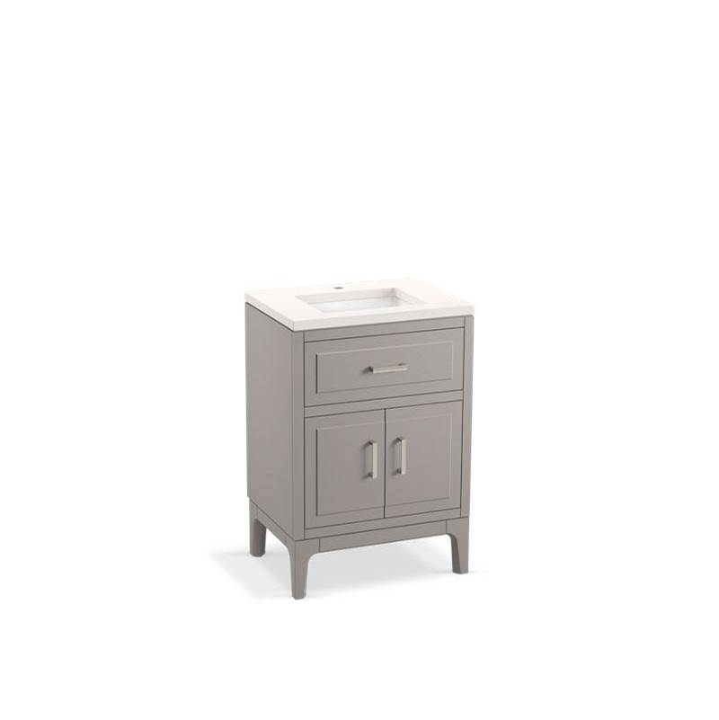Seer® 24'' bathroom vanity cabinet with sink and quartz top-shop