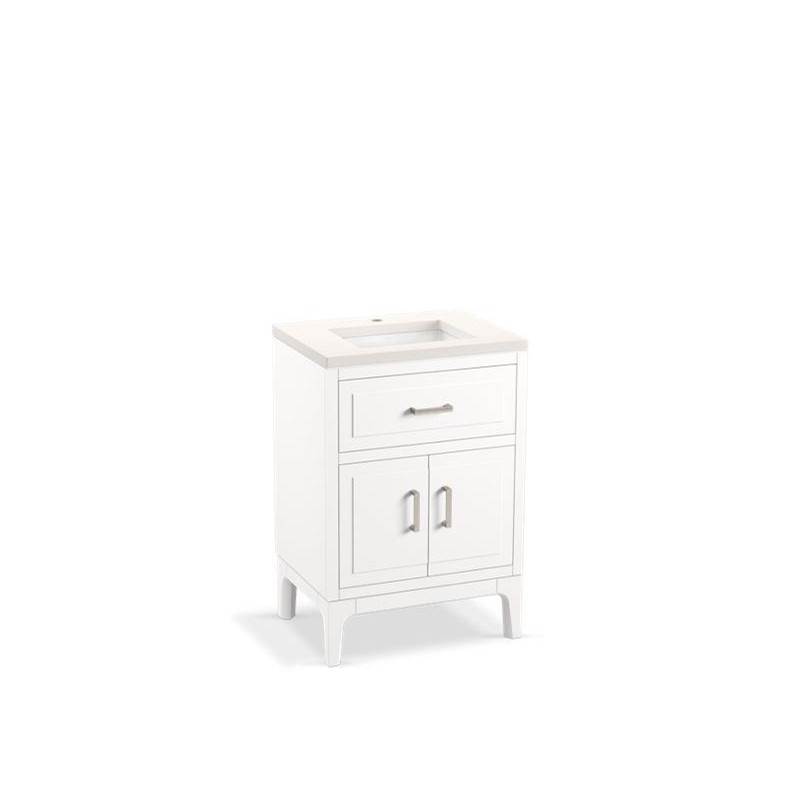 Seer® 24'' bathroom vanity cabinet with sink and quartz top-shop